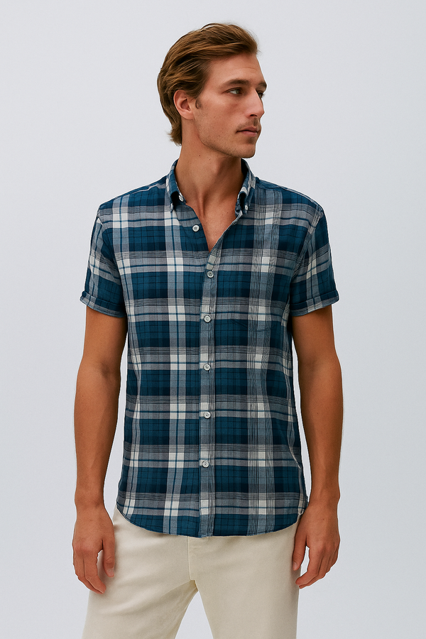 Blue Coast Check Shirt