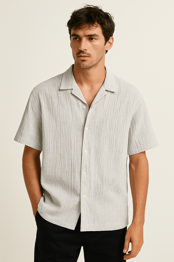 Sunset Air Linen shirt in Sky Blue  – Unisex