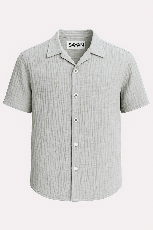 Sunset Air Linen shirt in Sky Blue  – Unisex