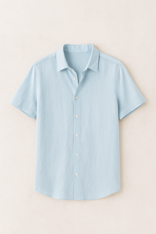 Seabreeze Linen Shirt – Sky Blue