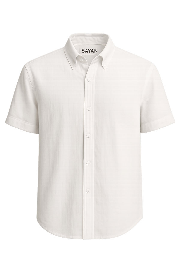 Essential Cotton Shirt – Crisp White