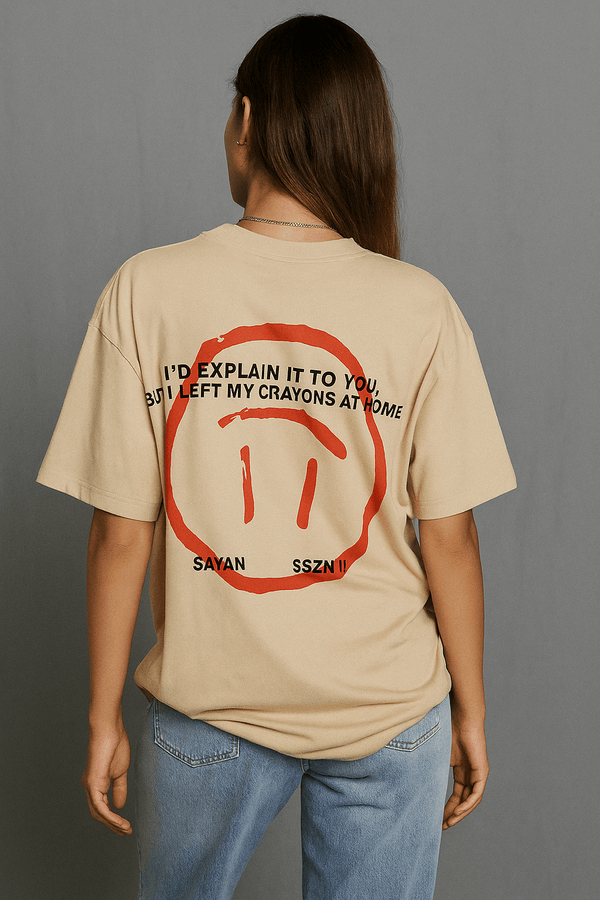 Unspoken Signals Tee-Sand Beige