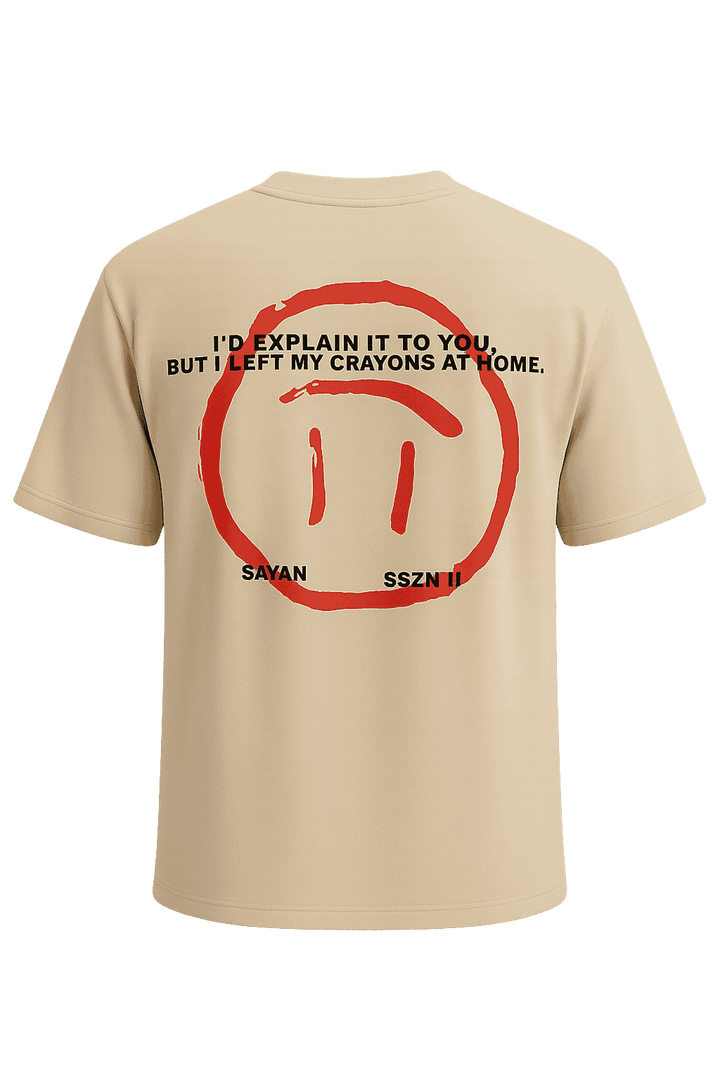 Unspoken Signals Tee-Sand Beige