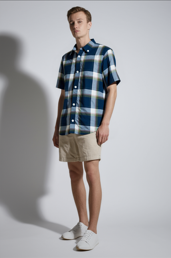 Midnight Check Shirt